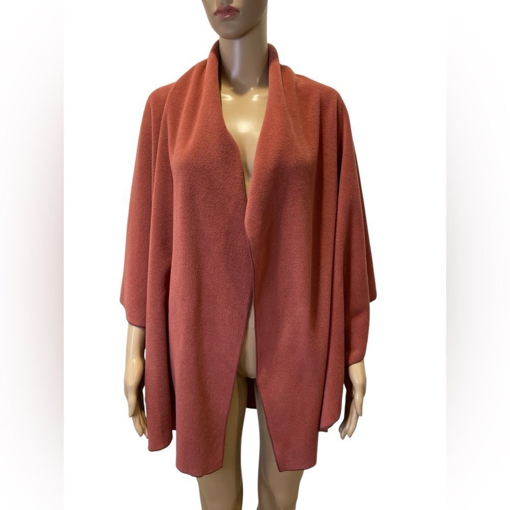 PLUTO Elegant Rust Open Front kimono OS